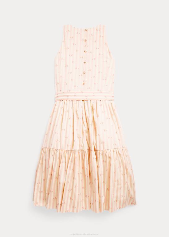 Bettina blomsterstribe børn Ralph Lauren stribet blomstret dobbykjole Z426B6964