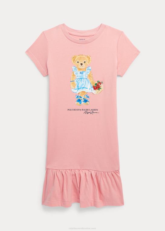 adirondack rose børn Ralph Lauren polo bear t-shirt i bomuldsjersey Z426B6805