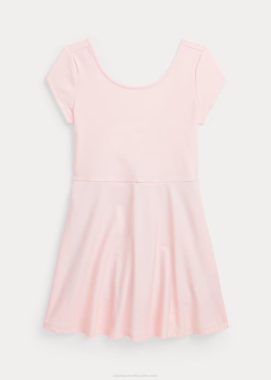 akacie lyserød børn Ralph Lauren performance jersey kjole Z426B7424