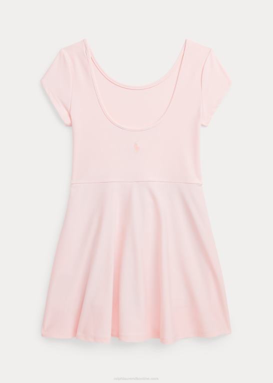 akacie lyserød børn Ralph Lauren performance jersey kjole Z426B7424