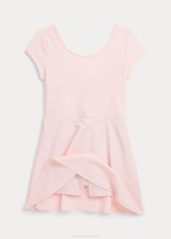 akacie lyserød børn Ralph Lauren performance jersey kjole Z426B7424
