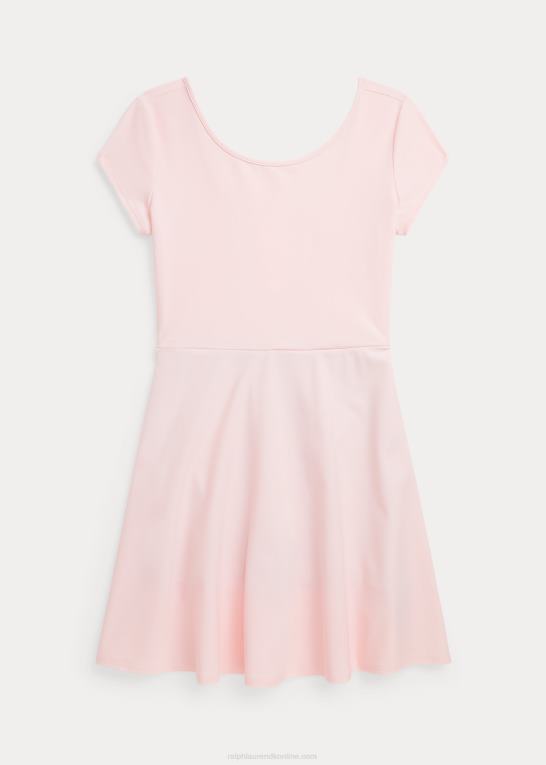 akacie lyserød børn Ralph Lauren performance jersey kjole Z426B7501