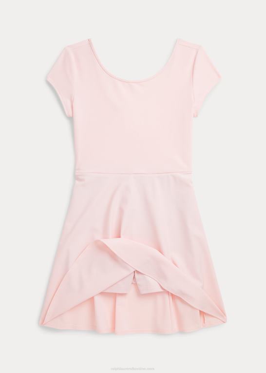 akacie lyserød børn Ralph Lauren performance jersey kjole Z426B7501