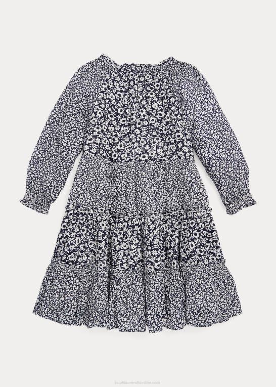 chloe/camille blomstret børn Ralph Lauren blomstret, lagdelt gazekjole Z426B7458