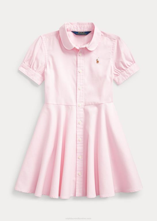 deco pink børn Ralph Lauren oxford skjortekjole i bomuld Z426B6919