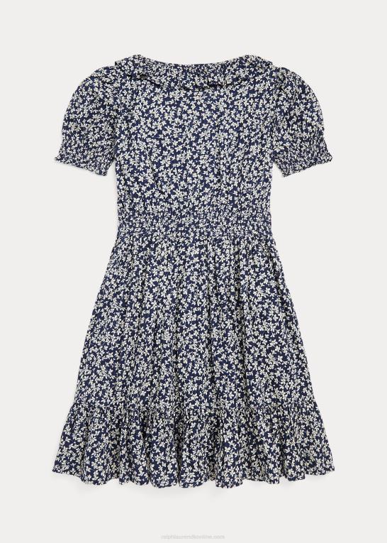 gabrielle blomstret børn Ralph Lauren blomstret dobbykjole i bomuld Z426B7583