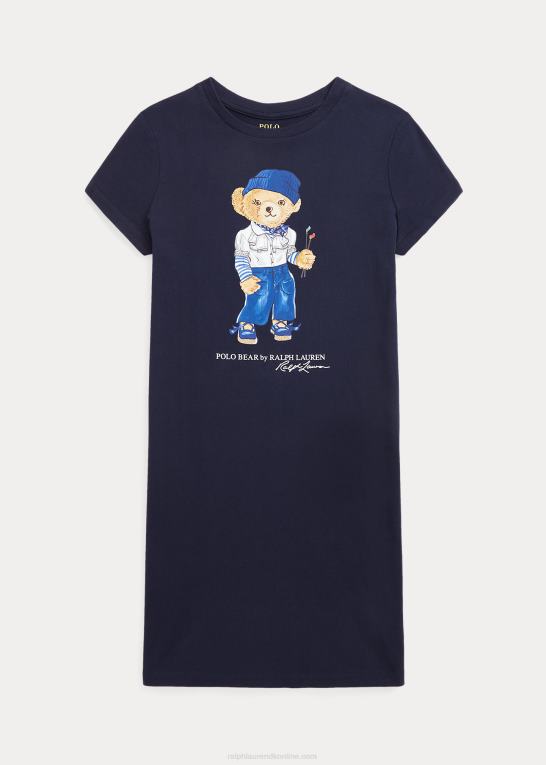 jægerflåde børn Ralph Lauren polo bear t-shirt i bomuldsjersey Z426B10003