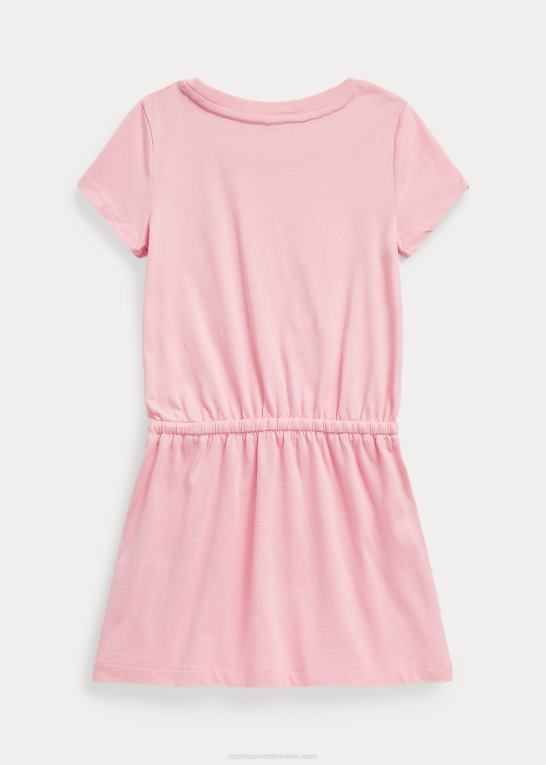 karmel pink børn Ralph Lauren t-shirt i bomuldsjersey Z426B7355