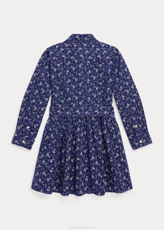 madelyn blomstret børn Ralph Lauren blomstret skjortekjole i bomuld Z426B7412