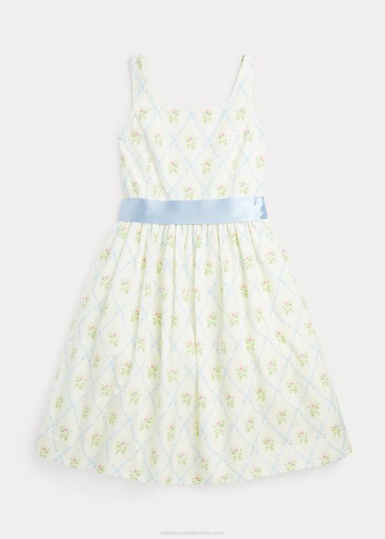 megan espalier børn Ralph Lauren blomstret morbærkjole i silkeblanding Z426B7516
