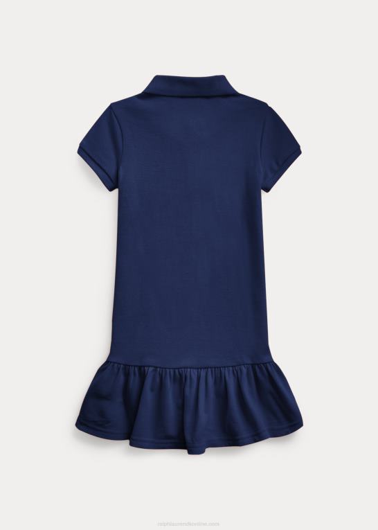 newport flåde børn Ralph Lauren polokjole i bomuldsnet Z426B6775