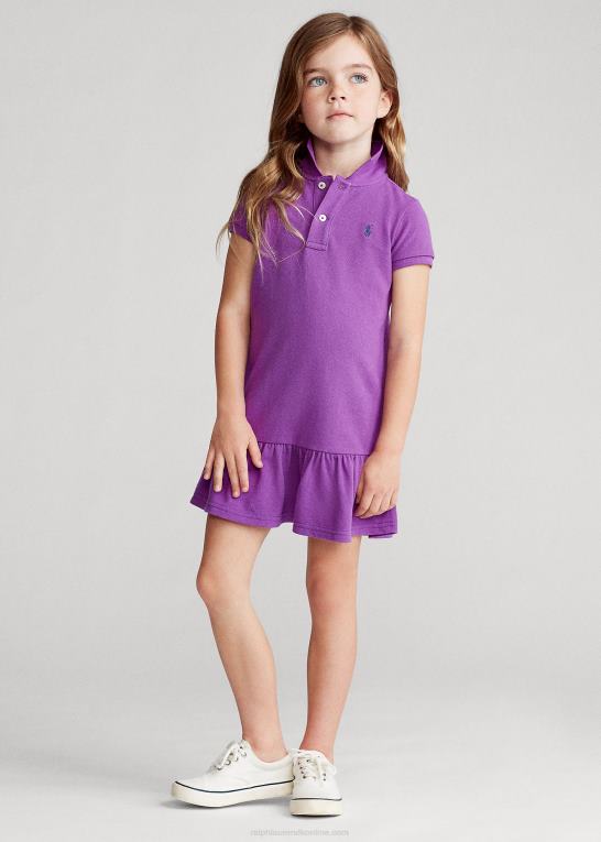 paloma lilla børn Ralph Lauren polokjole i bomuldsnet Z426B6770