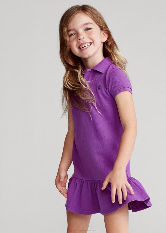 paloma lilla børn Ralph Lauren polokjole i bomuldsnet Z426B6770