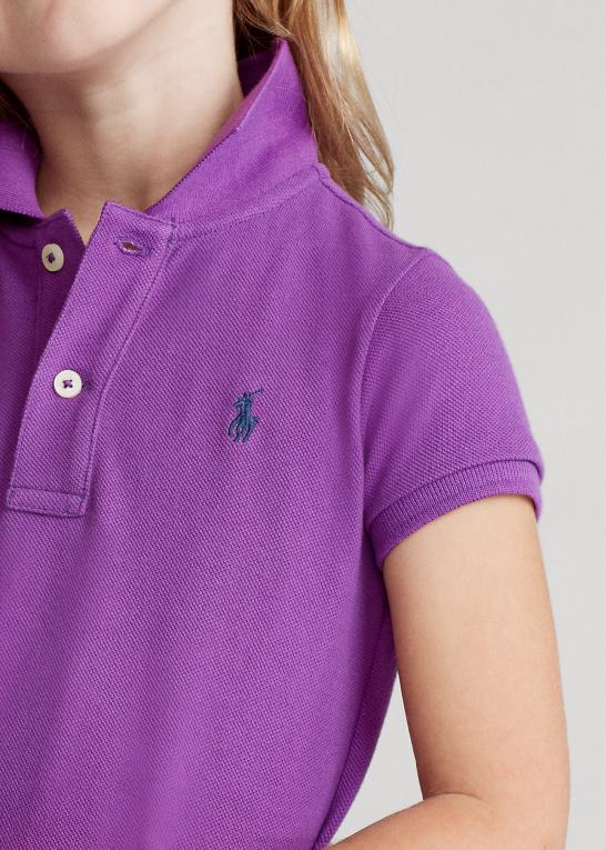paloma lilla børn Ralph Lauren polokjole i bomuldsnet Z426B6770