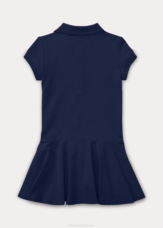 raffineret flåde børn Ralph Lauren kortærmet polokjole Z426B6943