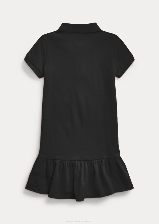 sort børn Ralph Lauren polokjole i bomuldsnet Z426B6767