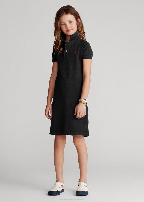 sort børn Ralph Lauren polokjole i bomuldsnet Z426B7013