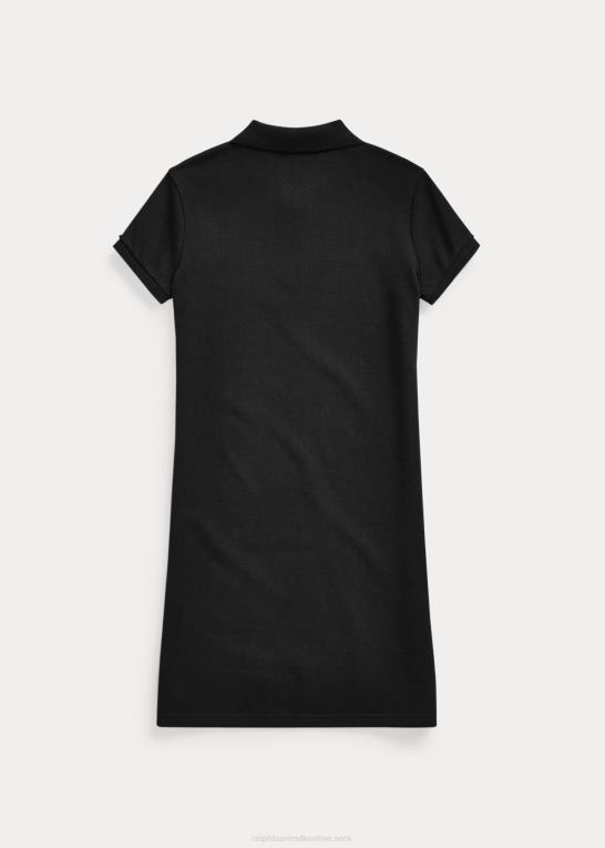 sort børn Ralph Lauren polokjole i bomuldsnet Z426B7013