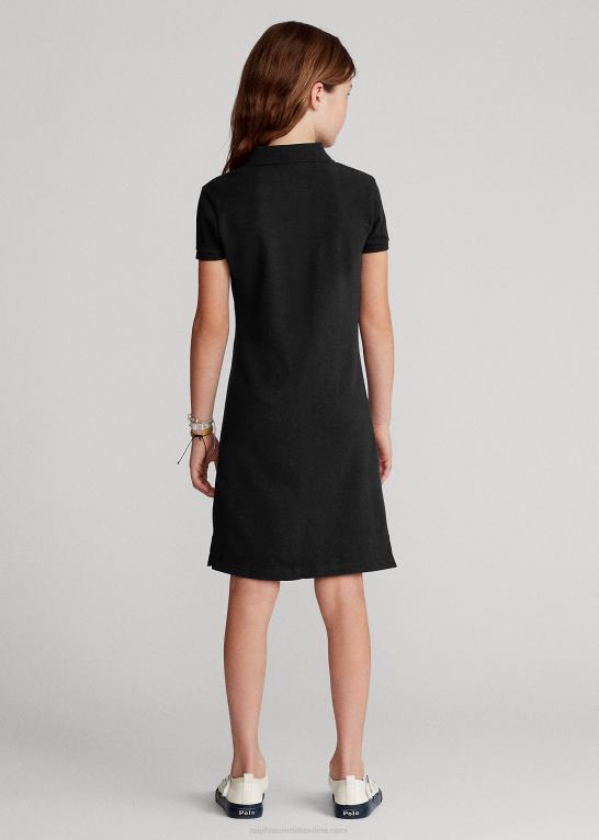 sort børn Ralph Lauren polokjole i bomuldsnet Z426B7013