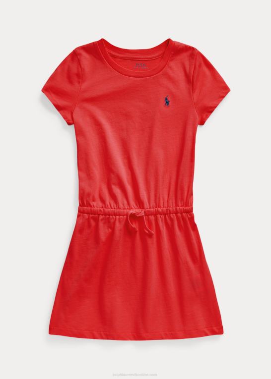 styrbord rød børn Ralph Lauren t-shirt i bomuldsjersey Z426B7356