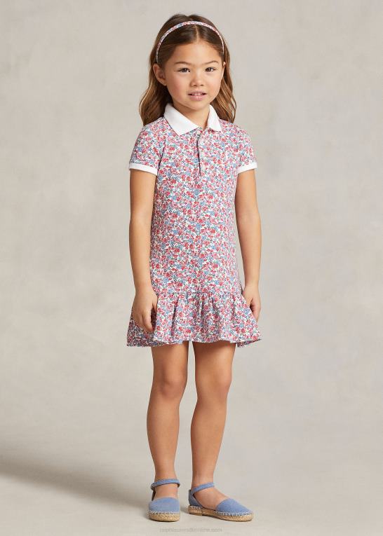 tyler blomstret børn Ralph Lauren blomstret polokjole i stretch mesh Z426B7354