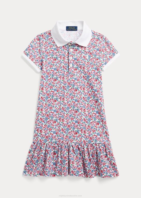 tyler blomstret børn Ralph Lauren blomstret polokjole i stretch mesh Z426B7354