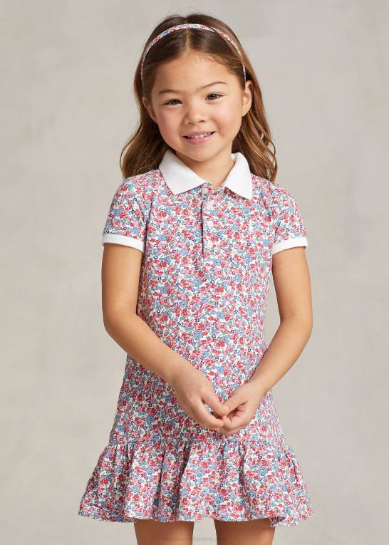 tyler blomstret børn Ralph Lauren blomstret polokjole i stretch mesh Z426B7354
