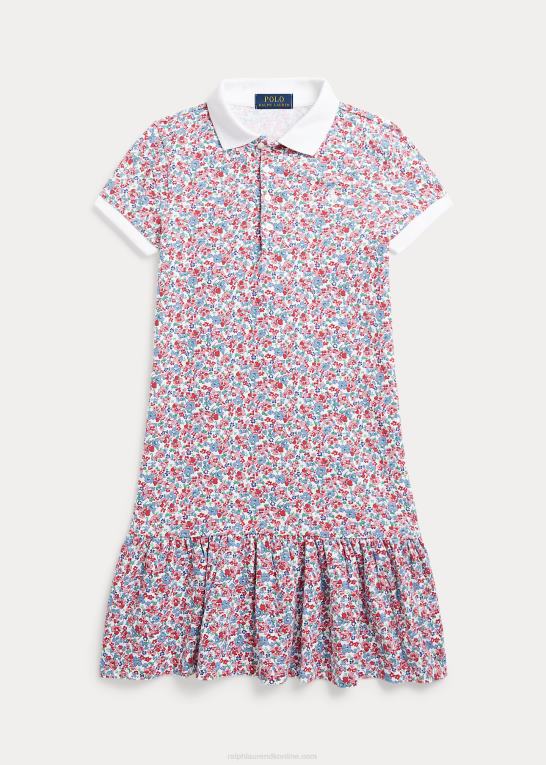 tyler blomstret børn Ralph Lauren blomstret polokjole i stretch mesh Z426B7562