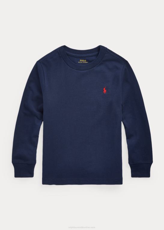 krydstogtflåde børn Ralph Lauren langærmet t-shirt i bomuldsjersey Z426B5905