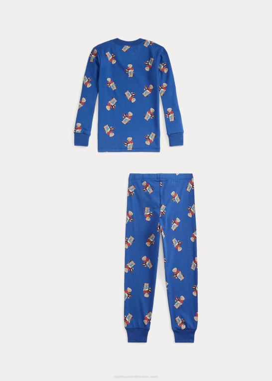 arv royal børn Ralph Lauren polo bear stretch jersey sovesæt Z426B6401