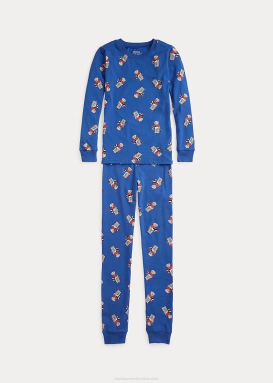 arv royal børn Ralph Lauren polo bear stretch jersey sovesæt Z426B6402