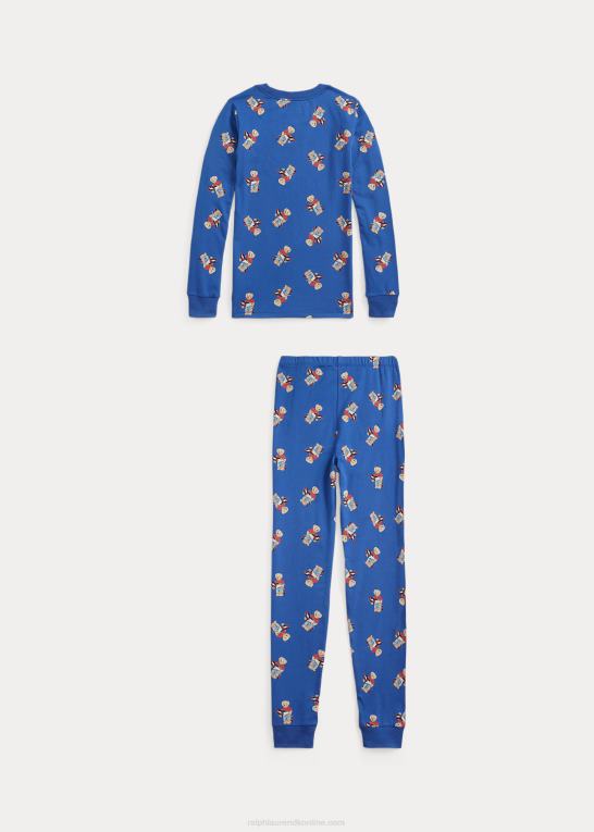 arv royal børn Ralph Lauren polo bear stretch jersey sovesæt Z426B6402