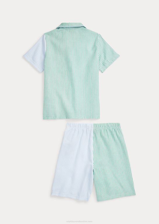 multi børn Ralph Lauren twill sjovt sovesæt Z426B6390