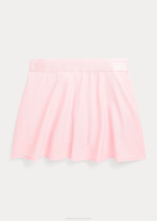 akacie lyserød børn Ralph Lauren ydeevne stretch wrap-effekt skort Z426B7430