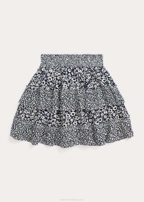 chloe/camille blomstret børn Ralph Lauren blomstret nederdel i bomuldsblanding Z426B7427
