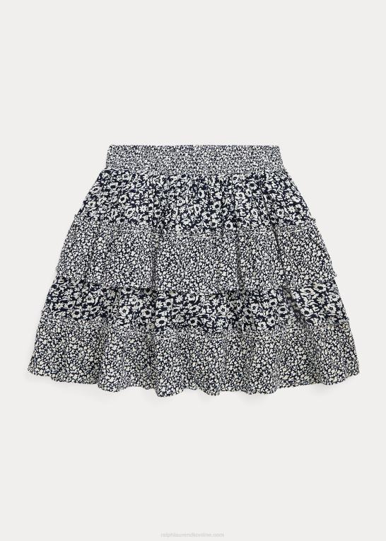 chloe/camille blomstret børn Ralph Lauren blomstret nederdel i bomuldsblanding Z426B7593