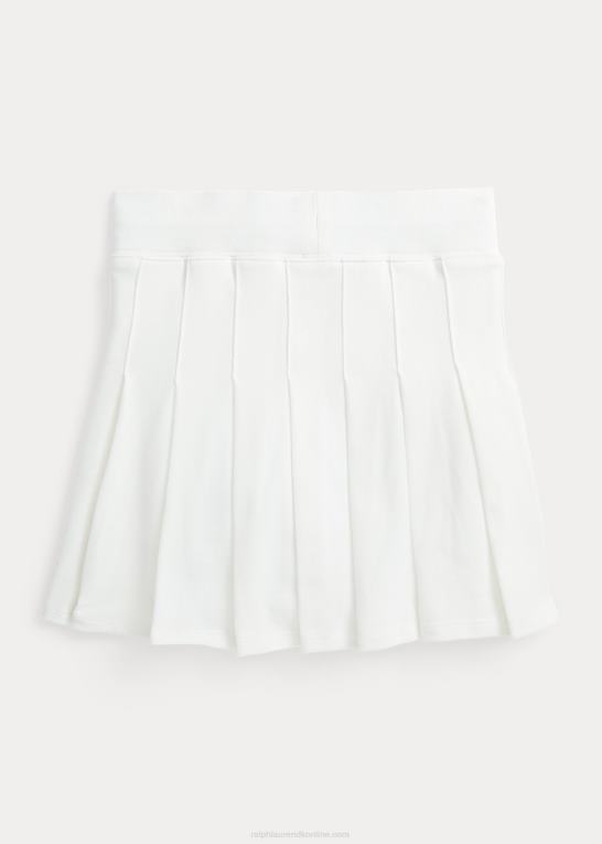 dækvask hvid børn Ralph Lauren plisseret mesh skort Z426B7065