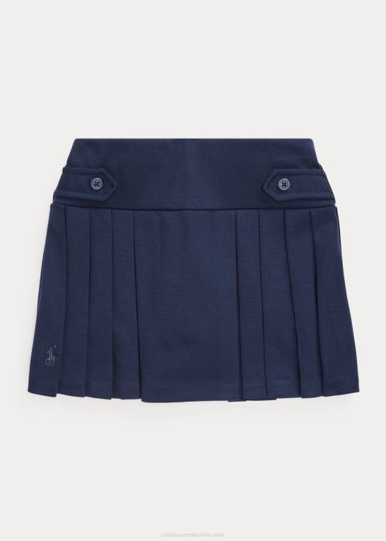 rl flåde børn Ralph Lauren plisseret ponte skort Z426B6796