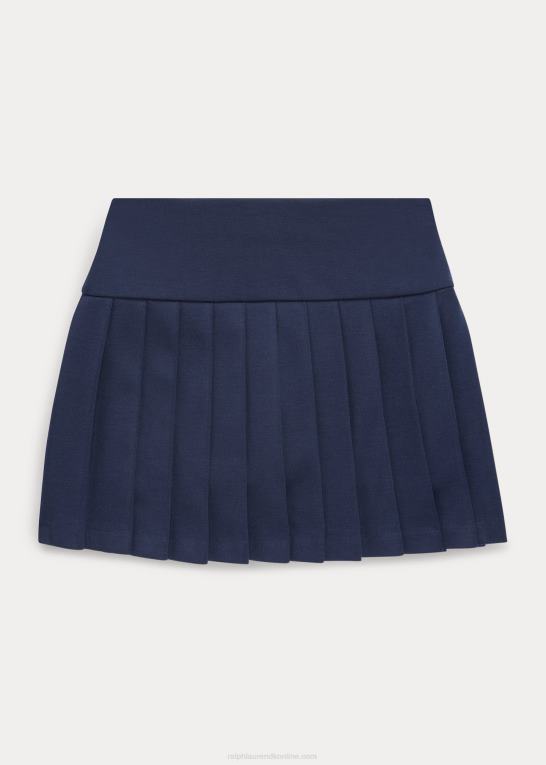 rl flåde børn Ralph Lauren plisseret ponte skort Z426B7048