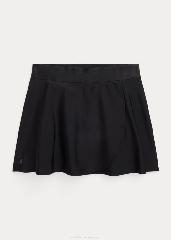 sort børn Ralph Lauren ydeevne stretch wrap-effekt skort Z426B7429