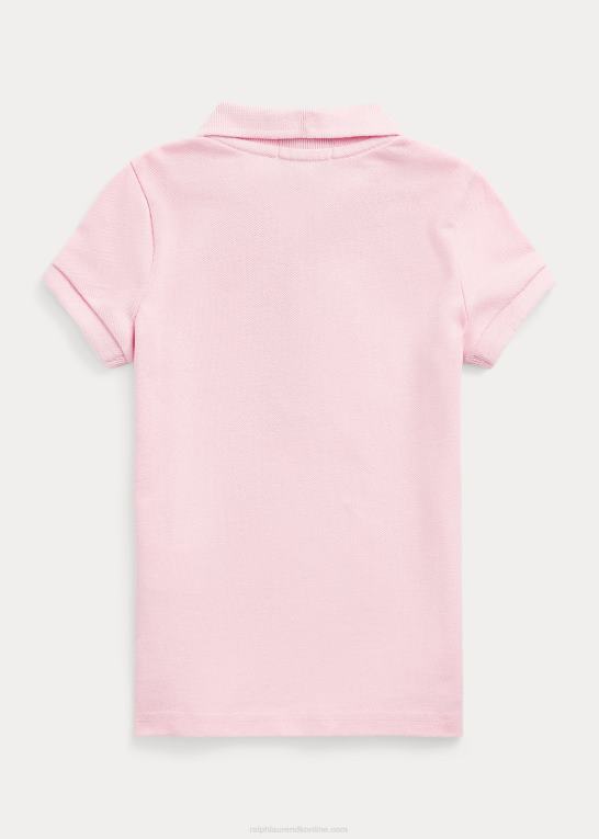 bristol pink børn Ralph Lauren stræk bomulds mesh poloshirt Z426B6784