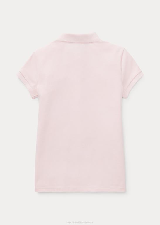 bristol pink børn Ralph Lauren stræk bomulds mesh poloshirt Z426B6784