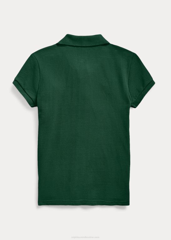 college grøn børn Ralph Lauren bomulds mesh poloshirt Z426B6986