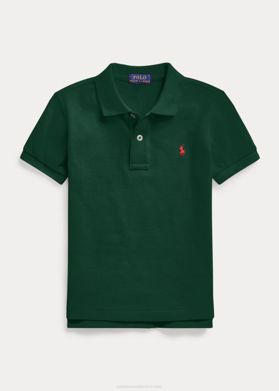 college grøn børn Ralph Lauren den ikoniske mesh poloshirt Z426B5683