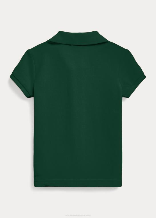 college grøn lyng børn Ralph Lauren bomulds mesh poloshirt Z426B6749