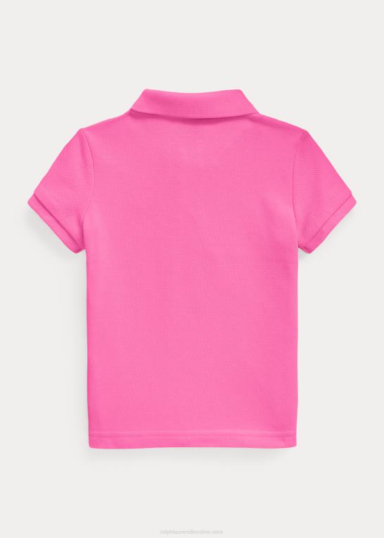 dalia pink børn Ralph Lauren bomulds mesh poloshirt Z426B6755