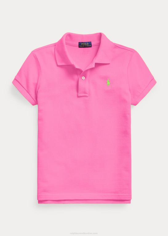 dalia pink børn Ralph Lauren bomulds mesh poloshirt Z426B6997