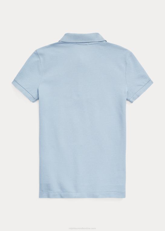 ejendom blå børn Ralph Lauren blomstret poloshirt i bomuldsnet Z426B7089