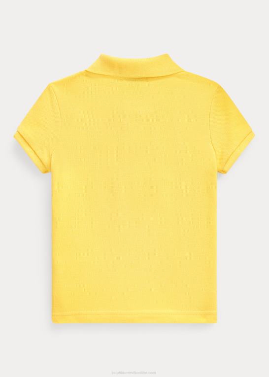 gulfinnet børn Ralph Lauren bomulds mesh poloshirt Z426B6746
