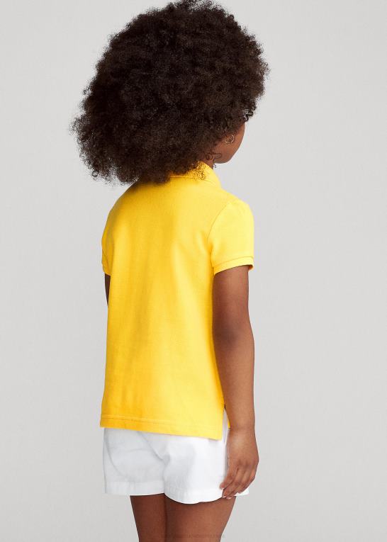 gulfinnet børn Ralph Lauren bomulds mesh poloshirt Z426B6746